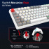Teclado Gamer Balam Rush Level Pro GK990 LED RGB TKL, Teclado Mecánico, Óptico, Inalámbrico, RF Inalámbrico/Bluetooth, Negro, Español - Imagen adicional 4