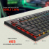 Teclado Gamer Balam Rush Dominate Expert GK959 LED RGB TKL, Teclado Mecánico, Switch Brown, Inalámbrico, RF Inalámbrico/Bluetooth, Negro, Español - Imagen adicional 5