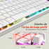 Teclado Gamer Balam Rush Dominate Expert GK959 LED RGB TKL, Teclado Mecánico, Switch Brown, Inalámbrico, RF Inalámbrico/Bluetooth, Blanco, Español  4