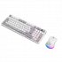 Kit Gamer de Teclado y Mouse Balam Rush Squad Conquest Pro KG525, Inalámbrico, RF Inalámbrico/Bluetooth, Blanco, Español  2
