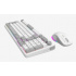 Kit Gamer de Teclado y Mouse Balam Rush Squad Conquest Pro KG525, Inalámbrico, RF Inalámbrico/Bluetooth, Blanco, Español  9