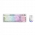 Kit Gamer de Teclado y Mouse Balam Rush Squad Conquest Pro KG525, Inalámbrico, RF Inalámbrico/Bluetooth, Blanco, Español  1