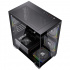 Gabinete Balam Rush Tank Perform 3600, Mini-Tower, Micro-ATX/Mini-ITX, USB 2.0/3.0, sin Fuente, 4 Ventiladores Instalados, Negro ― Leve golpe en una orilla del cristal.  2