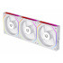 Ventilador Balam Rush Eolox Link-R EXL95R, 3x 120mm, 1800RPM, ARGB, Blanco  4