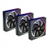 Ventilador Balam Rush Eolox Bora EXB85, 3x 120mm, 1600RPM, RGB, Negro  3