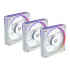 Ventilador Balam Rush Eolox Bora-R EXB85R, 3x 120mm, 1600RPM, RGB, Blanco  5