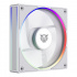 Ventilador Balam Rush Eolox Bora-R EXB85R, 120mm, 1600RPM, ARGB, Blanco  6