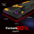 Teclado Gamer Balam Rush Defeat Level GK3 LED RGB 90%, Teclado Mecánico, KTT Cream Yellow Pro, Inalámbrico, USB/RF Inalámbrico/Bluetooth, Multicolor, Español - Imagen adicional 5