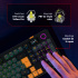 Teclado Gamer Balam Rush Defeat Level GK3 LED RGB 90%, Teclado Mecánico, KTT Cream Yellow Pro, Inalámbrico, USB/RF Inalámbrico/Bluetooth, Multicolor, Español - Imagen adicional 7