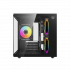 Gabinete Balam Rush Tank Glow Plus 3700, Mini-Tower, Micro-ATX/Mini-ITX, USB 2.0/3.0, sin Fuente, 3 Ventiladores Instalados, Negro - Imagen adicional 3