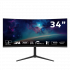 Monitor Gamer Curvo Balam Rush Cosmos Arcus MCA34X IPS 34", 3440x1440 Ultra Wide Quad HD, G-Sync/FreeSync, 165Hz, HDMI/DisplayPort, Bocinas Integradas, Negro - Imagen adicional 1