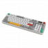 Teclado Gamer Balam Rush Warstrike Frost KG500FI LED RGB 96%, Inalámbrico, RF Inalámbrico/Bluetooth, Multicolor, Español - Imagen adicional 1
