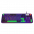 Teclado Gamer Balam Rush Warstrike Eva KG500E LED RGB 96%, Alámbrico, USB, Multicolor, Español - Imagen adicional 2