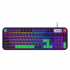 Teclado Gamer Balam Rush Warstrike Eva KG500E LED RGB 96%, Alámbrico, USB, Multicolor, Español