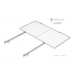 BASEL Sistema de Montaje Solar para Techo Plano KITBASEL1X6A0, 1 Módulo, 15°, 140 km/h, 4m²