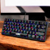 Teclado Gamer Basher BASH-1002 LED RGB 60%, Teclado Mecánico, Membrana, Alámbrico, USB, Negro, Español  5