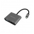 Batauro Hub USB-C Macho - 1x HDMI, 1x VGA, 1x USB-A Hembra, Gris  3