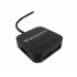 Batauro Hub USB-A Macho - 4x USB 3.0 Hembra, Negro  2