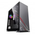 Gabinete Batauro Artcas con Ventana, Full-Tower, ITX/ Micro-ATX/ ATX/ E-ATX, USB 2.0/3.0, sin Fuente, 1 Ventilador RGB Instalado, Negro/Rojo  1