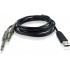 Behringer Cable AUX 2 x 6.35mm Macho - USB A Macho, 2 Metros, Negro  1