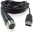 Behringer Cable AUX XLR Hembra - USB Macho, 5 Metros, Negro  1