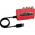 Behringer Interfaz de Audio USB UCA222, Entrada  L,R x2, Salida L,R, x2, Rojo  3