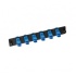 Belden Panel de 6 Adaptadores de Fibra Óptica LC Dúplex, Negro/Azul
