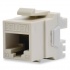 Belden Jack de Red Cat6a, RJ45/RJ11, Marfil  1