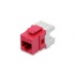 Belden Jack de Red Cat6a, RJ-45, Rojo/Blanco  1