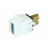Belden Conector USB Hembra - Macho, Blanco - 1 Pieza
