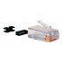 Belden Conector Cat6 RJ-45, Transparente, 25 Piezas  1