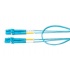 Belden Cable Fibra Óptica OM3 Duplex LC Macho - LC Macho, 2 Metros, Azul  1