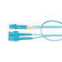 Belde Cable Fibra Óptica Jumper Dúplex OM3 LC Macho - ST Macho, 2 Metros, Aqua  1