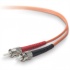 Belkin Cable Fibra Óptica Multimodo OFC ST Macho - ST Macho, 62.5/125µm, 3 Metros, Naranja  1