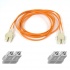 Belkin Cable Fibra Óptica Multimodo OM1 2x SC/PC Macho - 2x SC/PC Macho, 62.5/125µm, 10 Metros, Naranja  1