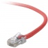 Belkin Cable Patch Cat5e UTP RJ-45 Macho - RJ-45 Macho, 2.4 Metros, Rojo