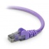 Belkin Cable Patch Cat6 UTP sin Enganches RJ-45 Macho - RJ-45 Macho, 90cm, Morado  1