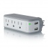 Belkin Supresor de Picos BZ103050-TVL, 3 Contactos, 2x USB, 918 Joules  1