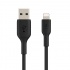 Belkin Cable de Carga BOOST↑CHARGE con Certificación MFi Lightning Macho - USB A Macho, 1 Metro, Negro, para iPhone/iPad/AirPods  3