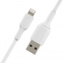 Belkin Cable Lightning Macho - USB-A Macho, 15cm, Blanco  2