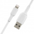 Belkin Cable Lightning Macho - USB-A Macho, 15cm, Blanco - Imagen adicional 1