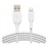 Belkin Cable de Carga Certificado MFi BOOST↑CHARGE Lightning Macho - USB A Macho, 1 Metro, Blanco, para iPad/iPhone/iPod  3