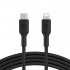 Belkin Cable de Carga Certificado MFi BOOST↑CHARGE USB C Macho - Lightning Macho, 1 Metro, Negro, para iPhone/iPad  1