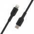 Belkin Cable de Carga Certificado MFi BOOST↑CHARGE USB C Macho - Lightning Macho, 1 Metro, Negro, para iPhone/iPad  3