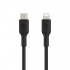 Belkin Cable de Carga Certificado MFi BOOST↑CHARGE USB C Macho - Lightning Macho, 1 Metro, Negro, para iPhone/iPad  5