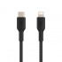 Belkin Cable de Carga Certificado MFi BOOST↑CHARGE USB C Macho - Lightning Macho, 1 Metro, Negro, para iPad/iPhone/iPod  3
