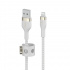 Belkin Cable de Carga BoostCharge Pro Flex USB A Macho - Lightning Macho, 1 Metro, Blanco, para iPad/iPhone/iPod  2