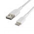 Belkin Cable Trenzado USB C Macho - USB A Macho, 1 Metro, Blanco  2