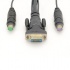 Belkin Cable KVM PS/2 OmniView, 3 Metros  3