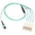 Belkin Cable Fibra Óptica Multimodo OM3 MTP Macho - LC Macho, 50/125µm, 3 Metros, Turquesa  1